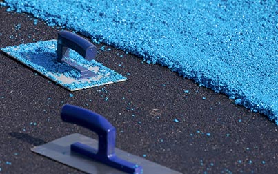 Sabre's coatings for blue recreational surfacing