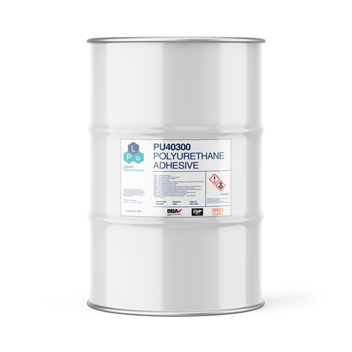 Leeson PU40300 Polyurethane Adhesive in 200 litre drum can