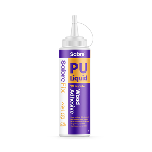 SabreFix PU Liquid 30 minute Wood Adhesive
