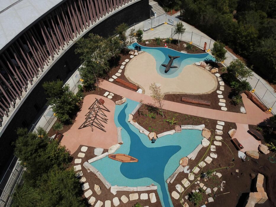 An aboriginal interpretive playspace and cultural journey following the footsteps of local Aboriginal people